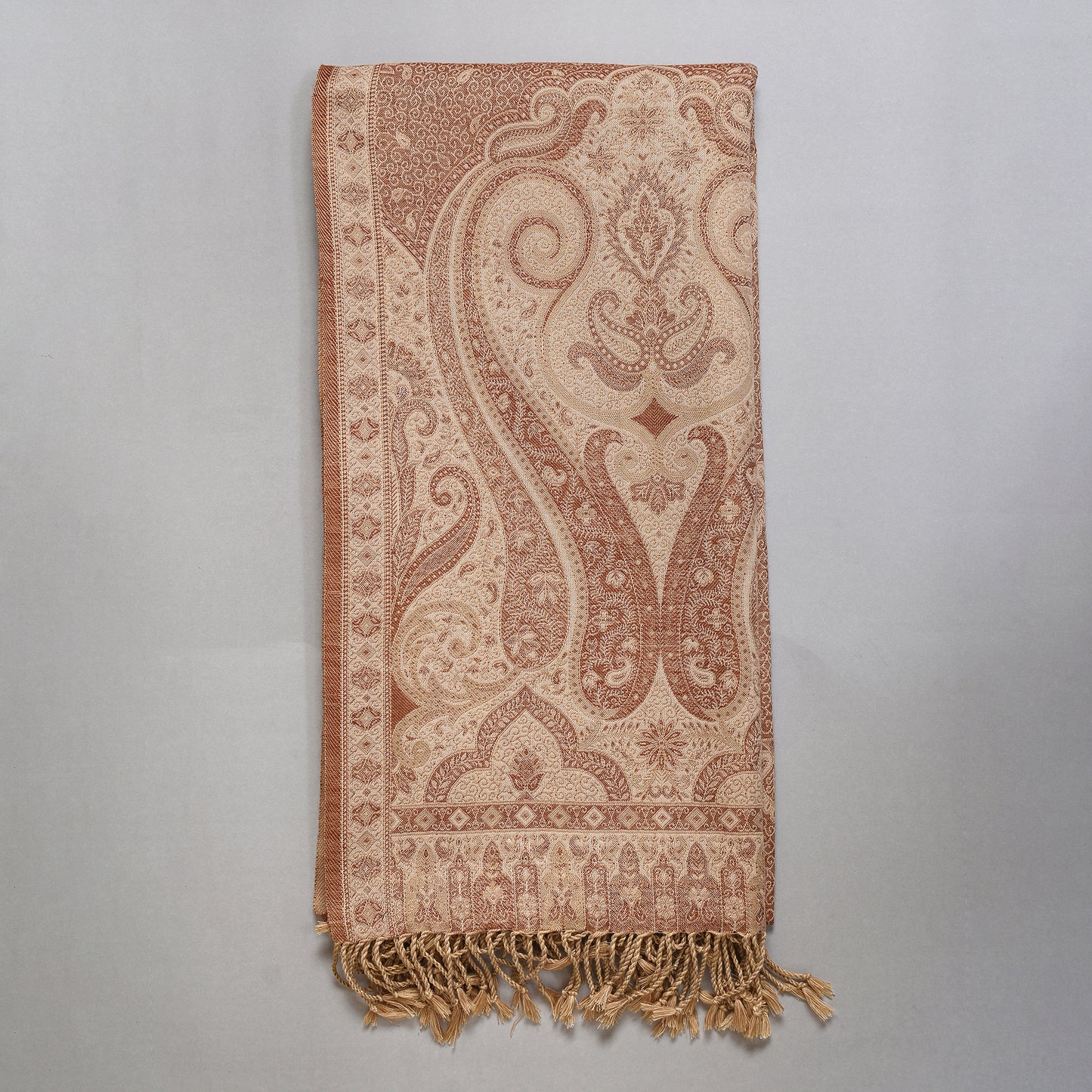 Kashmiri Kasturi Jacquard Shawl