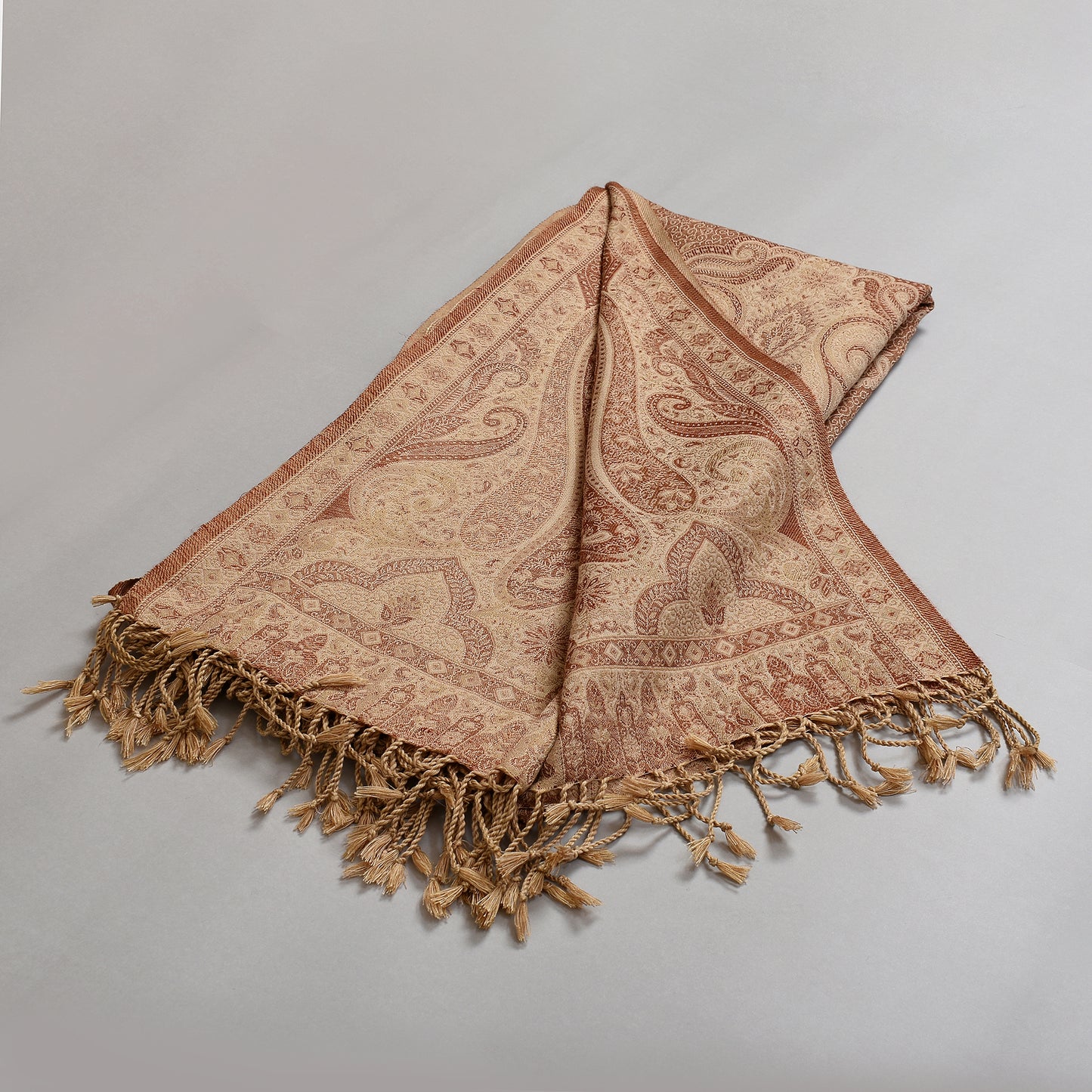 Kashmiri Kasturi Jacquard Shawl